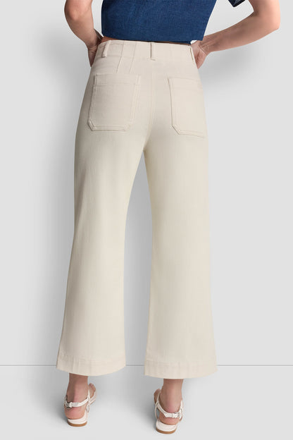 HIGH-RISE CROPPED WIDE LEG PANTS