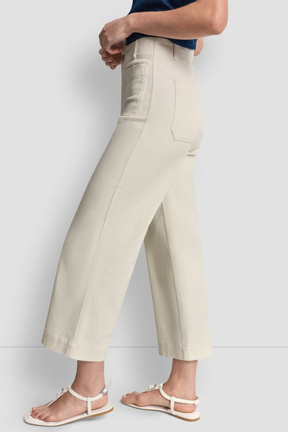 HIGH-RISE CROPPED WIDE LEG PANTS