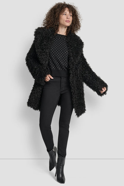 FAUX TEDDY FUR JACKET