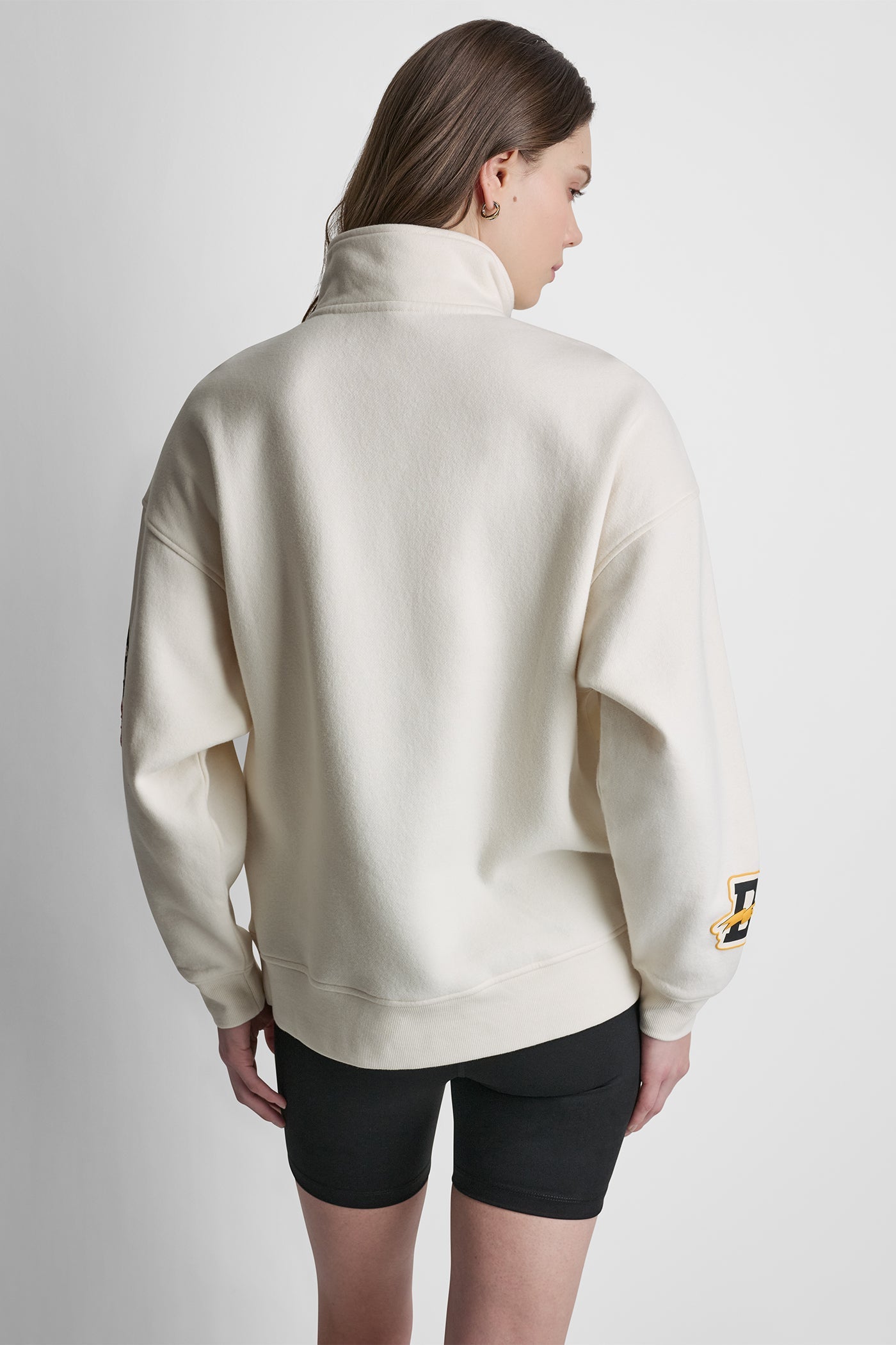 CAMPUS PATCH OVERSIZED QUARTER-ZIP