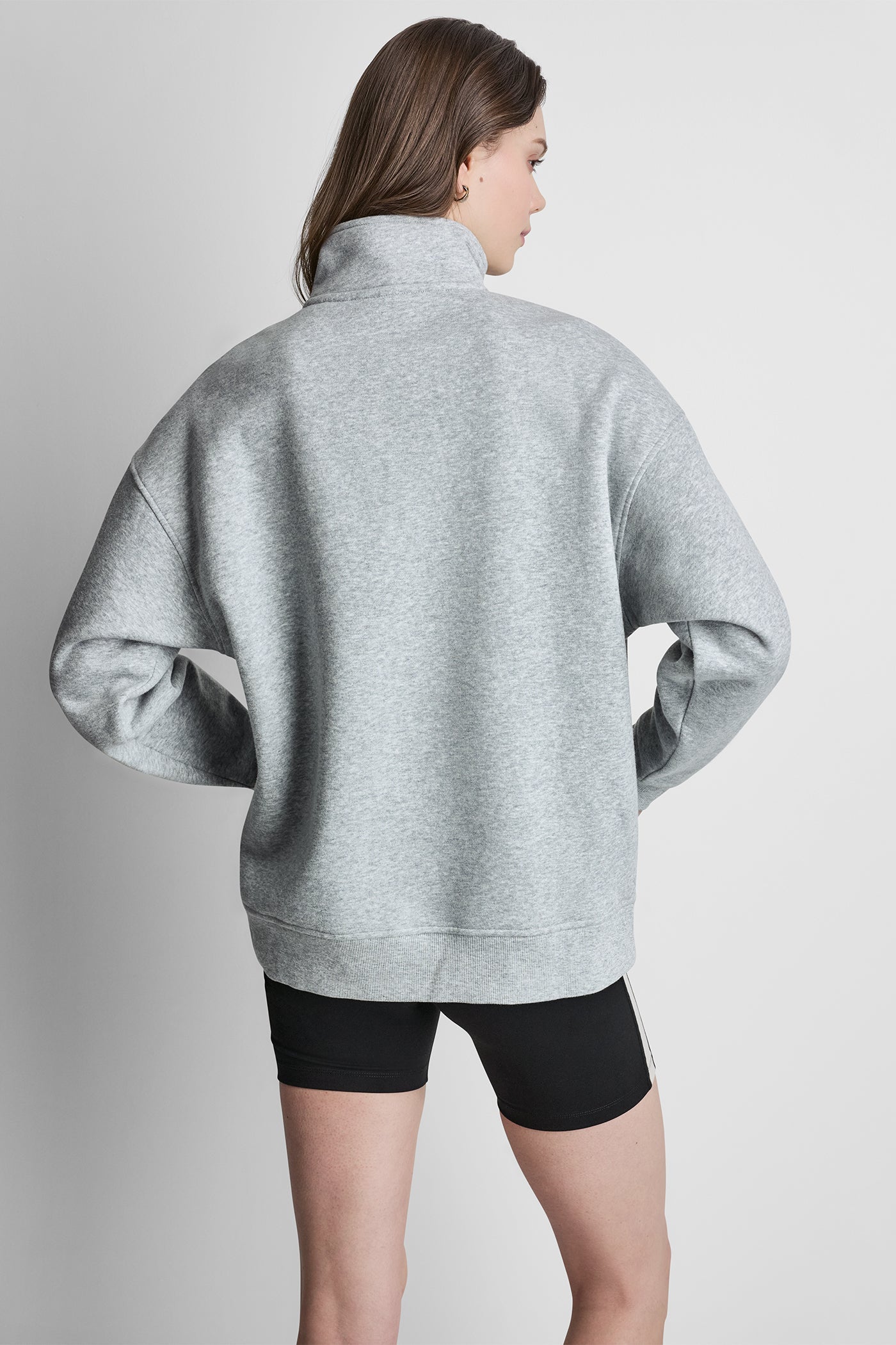 CAMPUS PATCH OVERSIZED QUARTER-ZIP