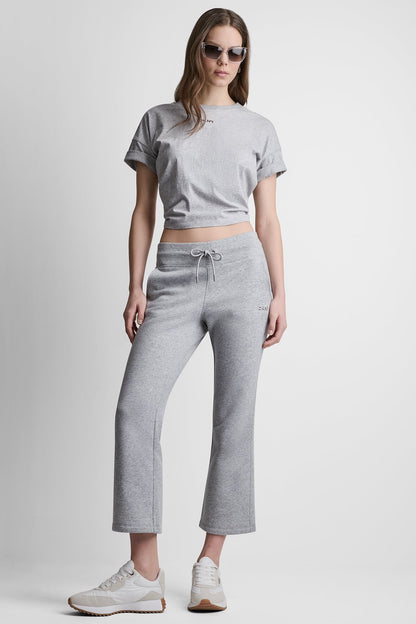METALLIC BUBBLE LOGO FLARE PANT