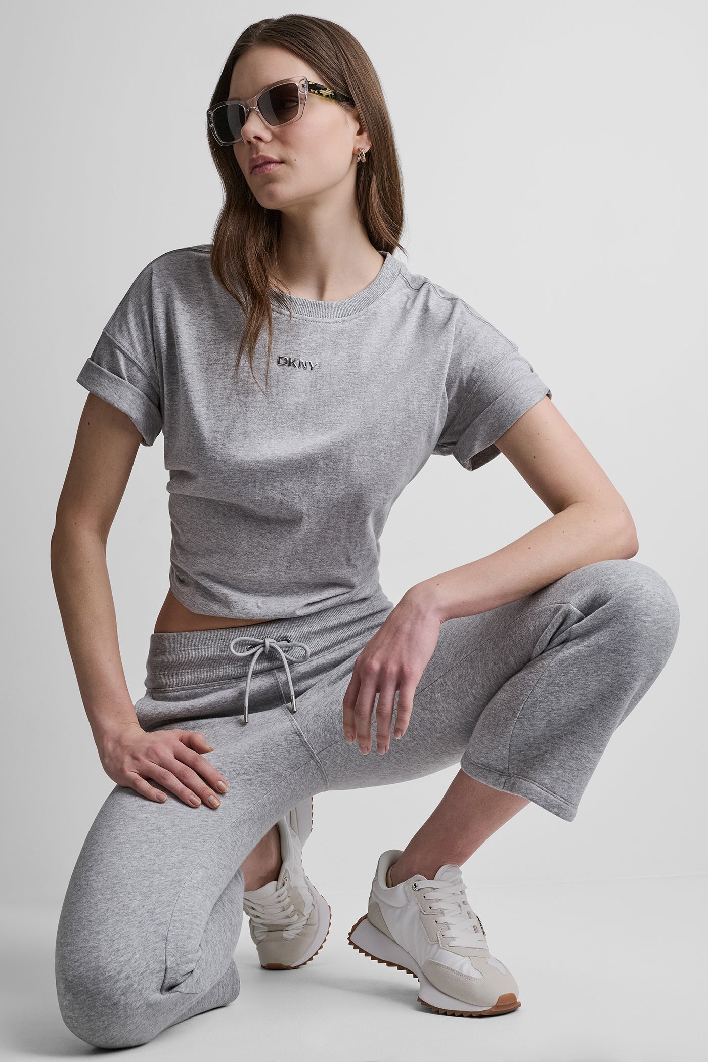 METALLIC BUBBLE LOGO FLARE PANT