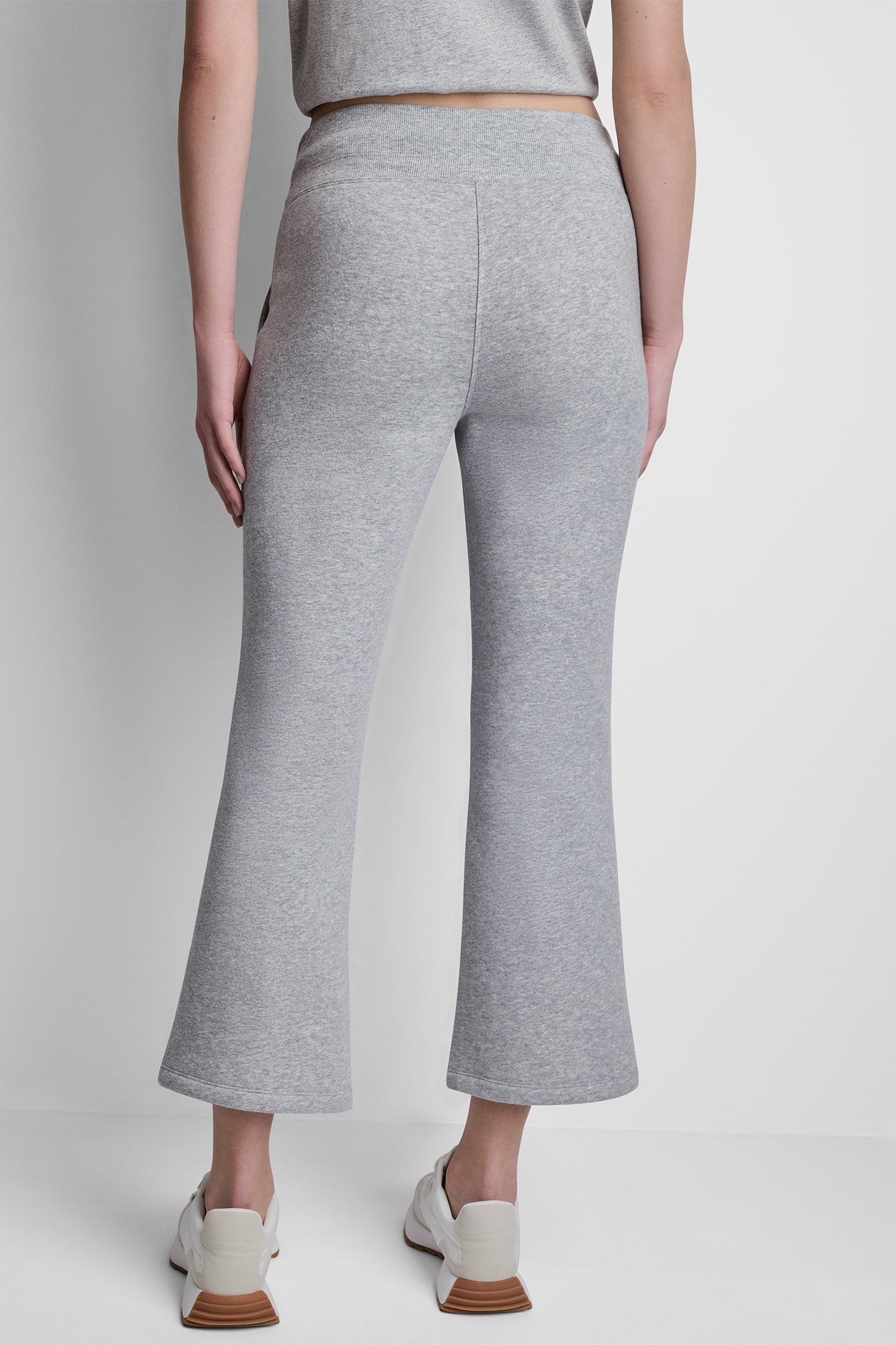 METALLIC BUBBLE LOGO FLARE PANT