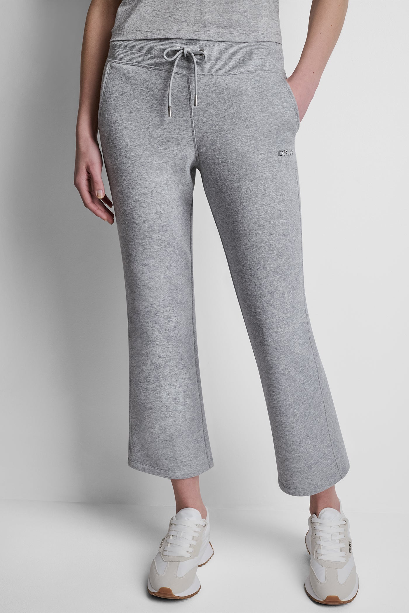 METALLIC BUBBLE LOGO FLARE PANT