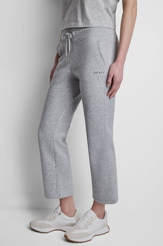 METALLIC BUBBLE LOGO FLARE PANT