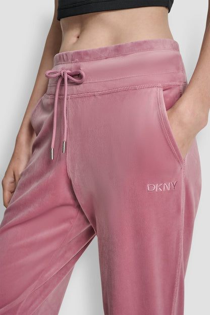 VELOUR HD EMBROIDERY LOGO SLIM FIT JOGGER