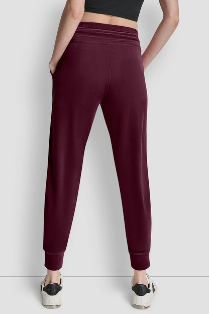 VELOUR HD EMBROIDERY LOGO SLIM FIT JOGGER