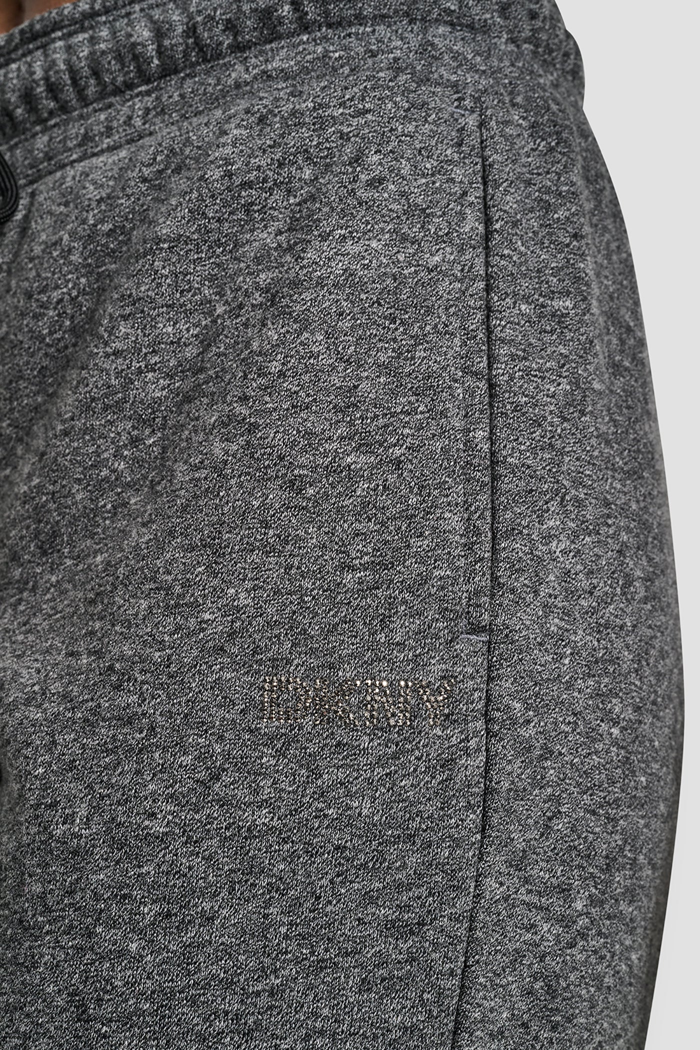 RHINESTONE LOGO CUFFED JOGGER