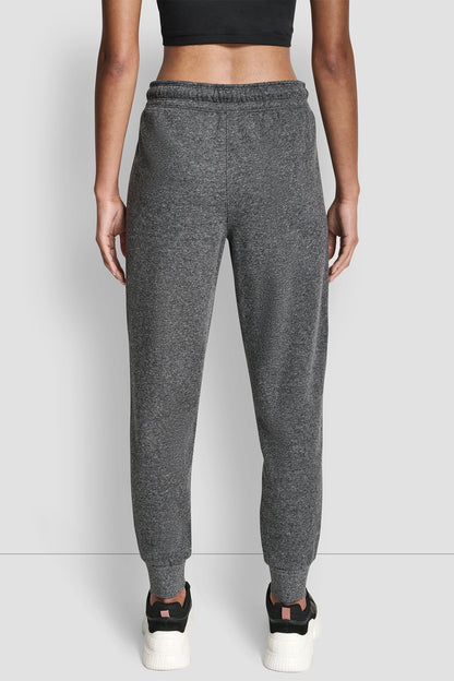 RHINESTONE LOGO CUFFED JOGGER