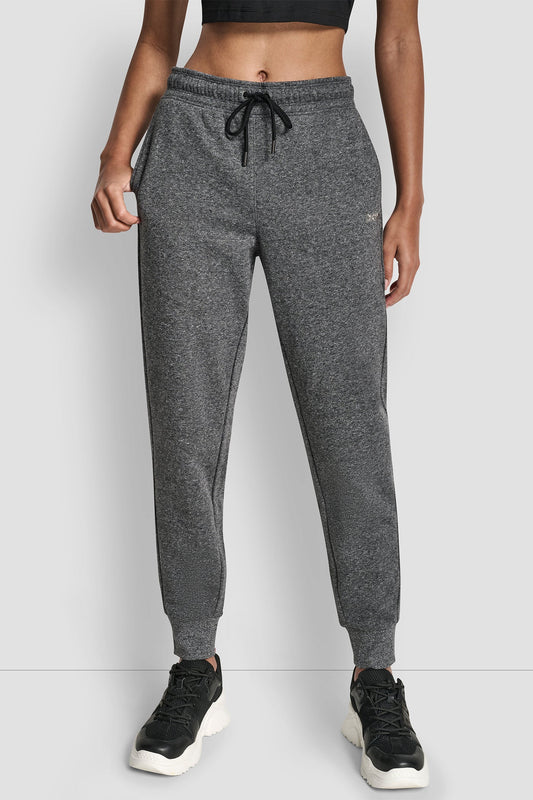 RHINESTONE LOGO CUFFED JOGGER