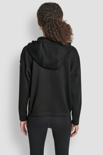 FULL ZIP HOODIE WITH BUNGEES