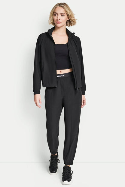 EXTRA HIGH-RISE LOGO-WAIST WIDE-LEG JOGGER