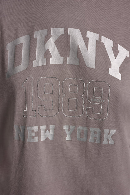 DKNY 1989 LOGO RHINESTUD TEE