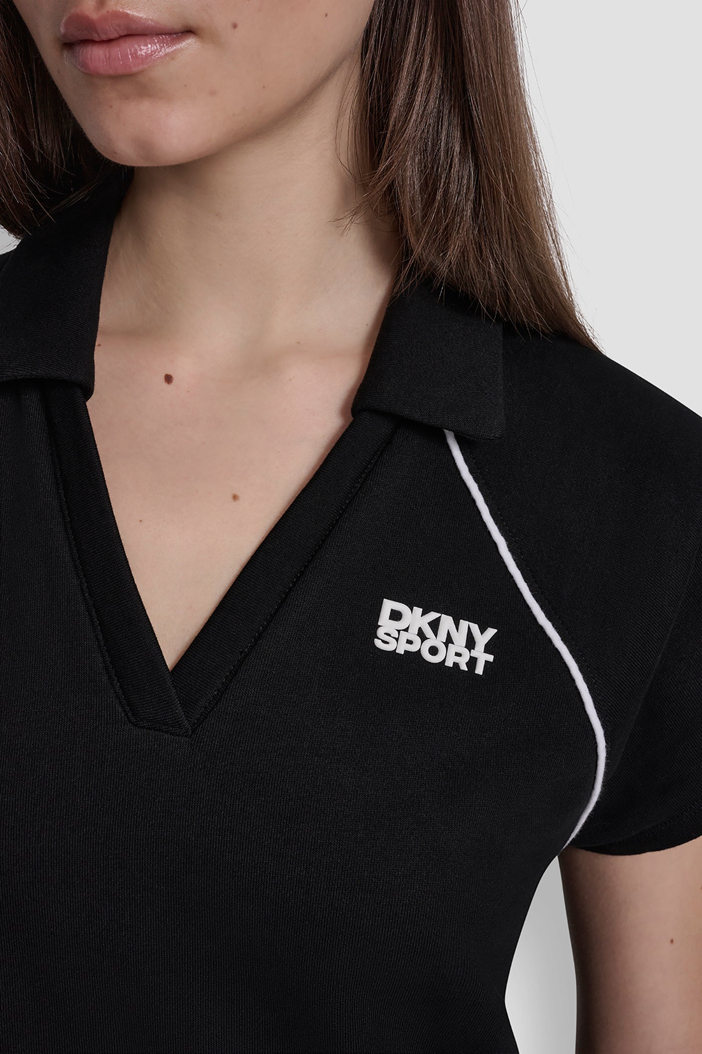 SHORT SLEEVE LOGO MINI POLO DRESS