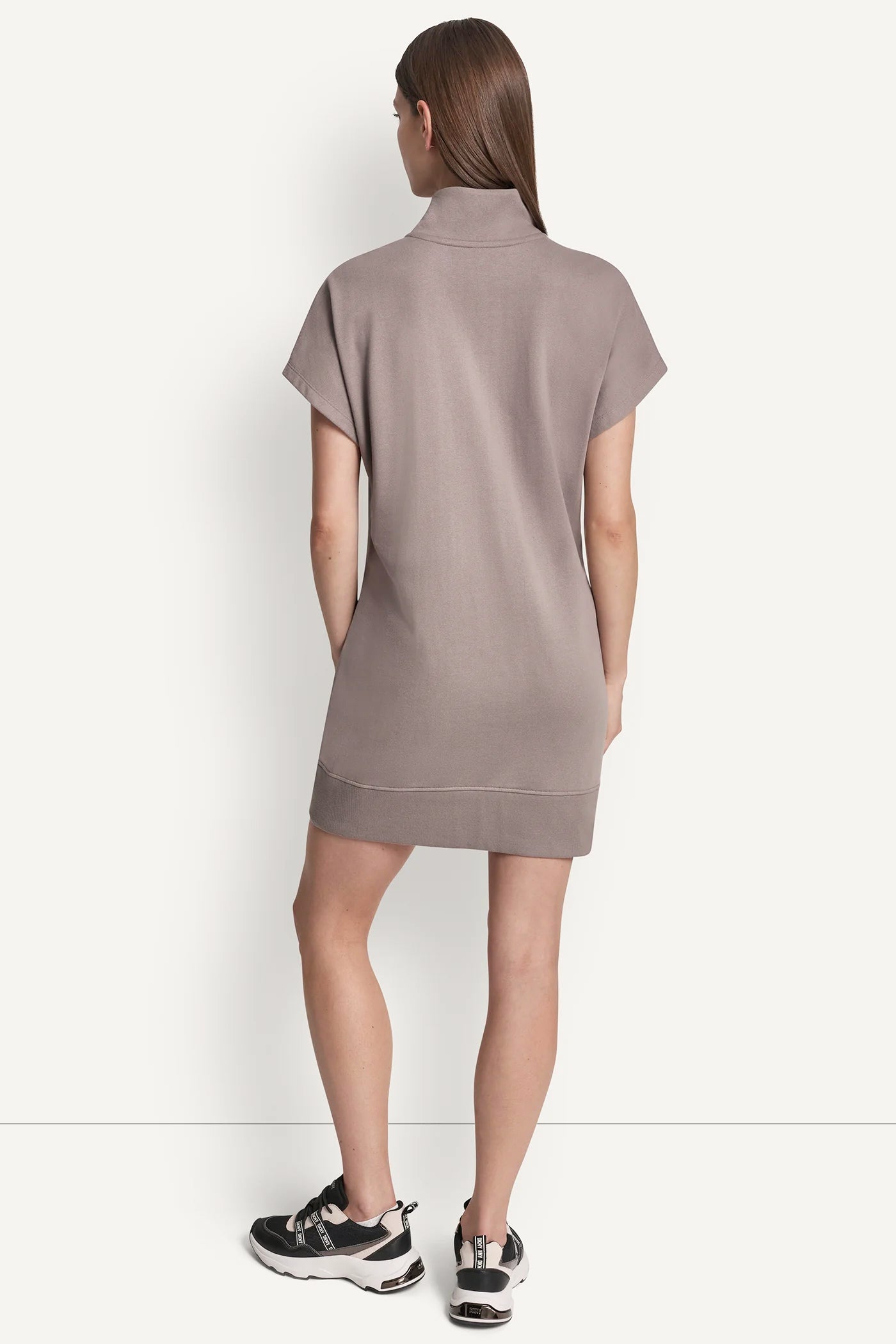 METALLIC BUBBLE LOGO SNEAKER DRESS