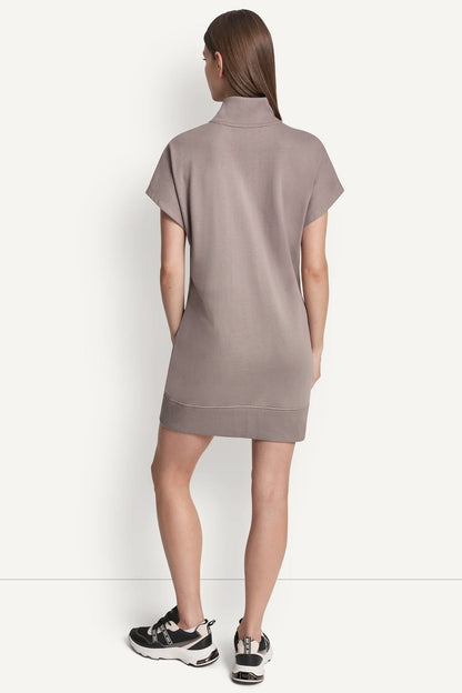 METALLIC BUBBLE LOGO SNEAKER DRESS