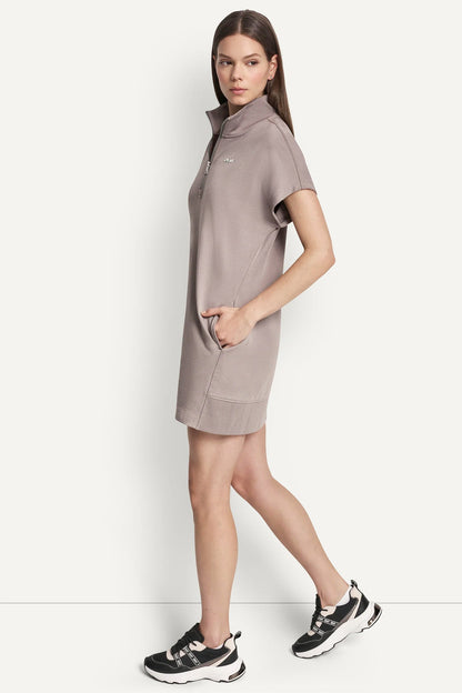 METALLIC BUBBLE LOGO SNEAKER DRESS