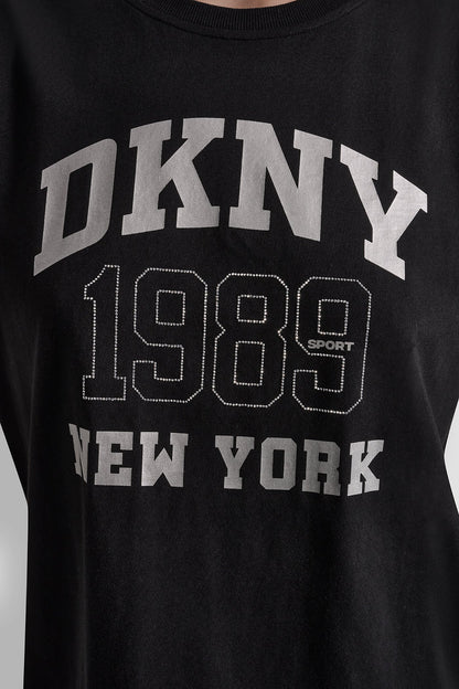 DKNY 1989 LOGO RHINESTUD TEE