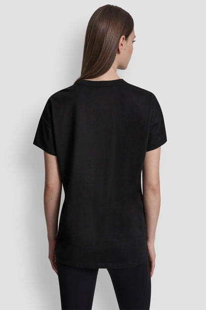 DKNY 1989 LOGO RHINESTUD TEE