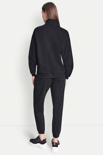 LOGO QUARTER-ZIP SWEATSHIRT