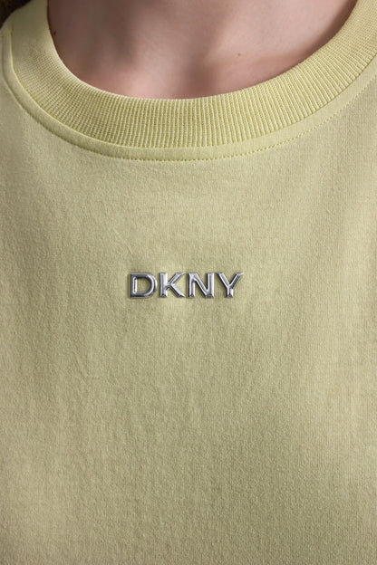 METALLIC LOGO TEE