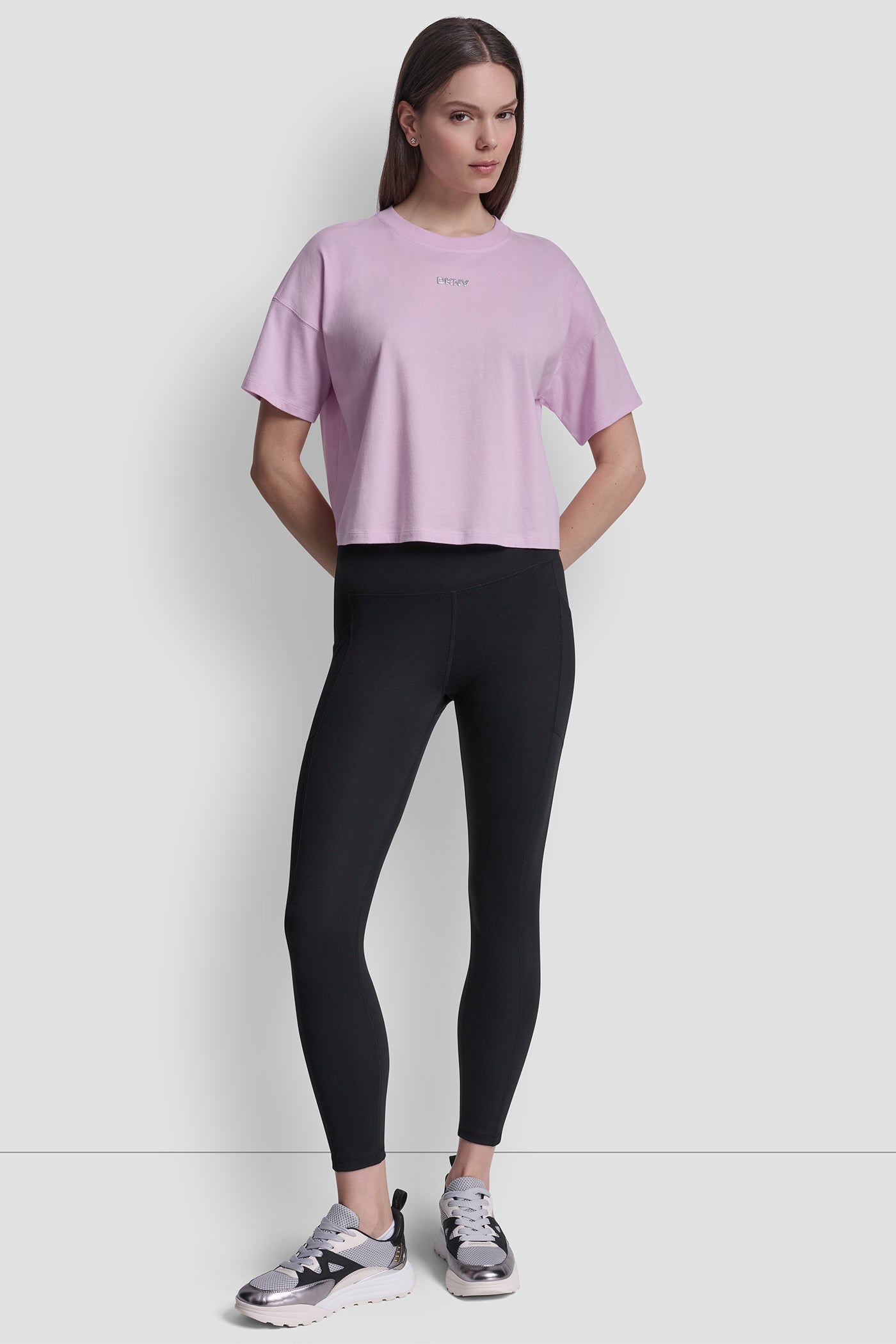 METALLIC LOGO TEE