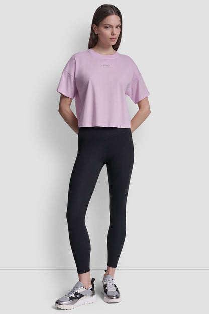 METALLIC LOGO TEE
