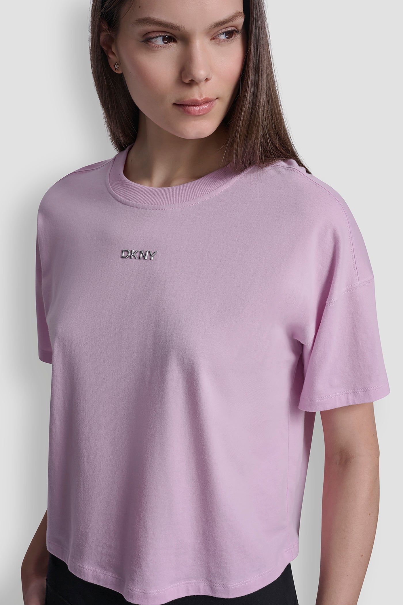 METALLIC LOGO TEE