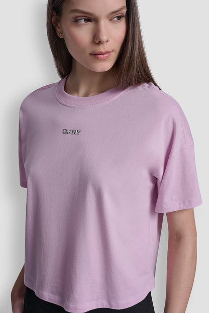 METALLIC LOGO TEE