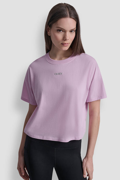 METALLIC LOGO TEE