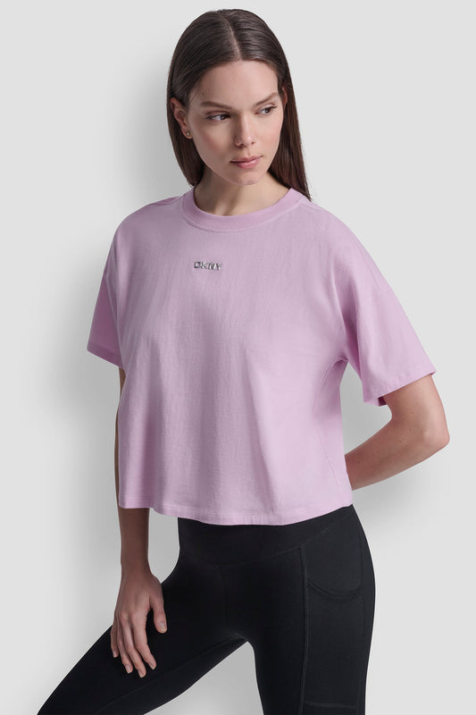 METALLIC LOGO TEE