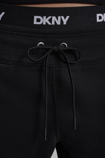 HIGH-RISE LOGO-WAIST SWEAT SHORTS