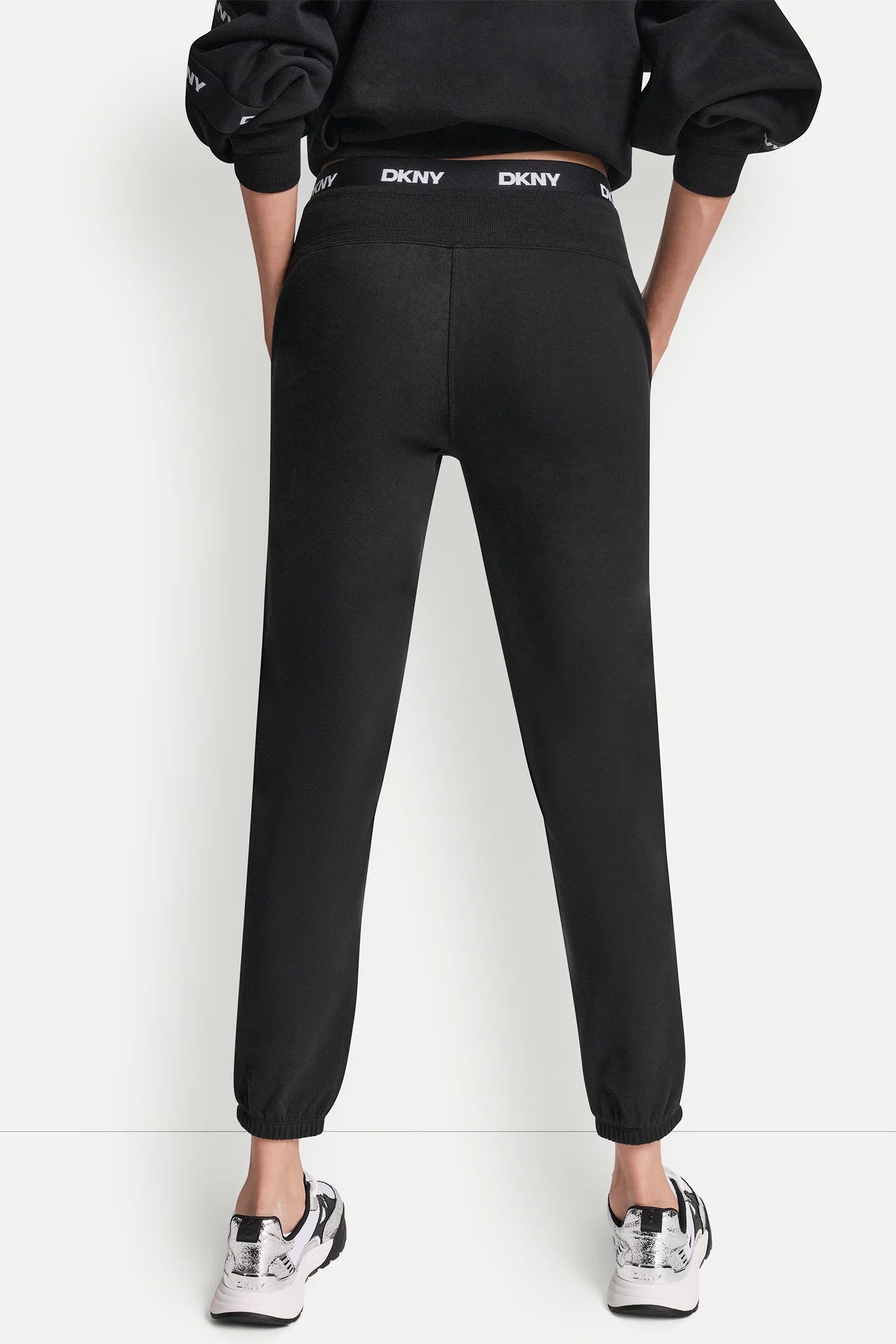 HIGH-RISE LOGO WAIST SLIM JOGGER