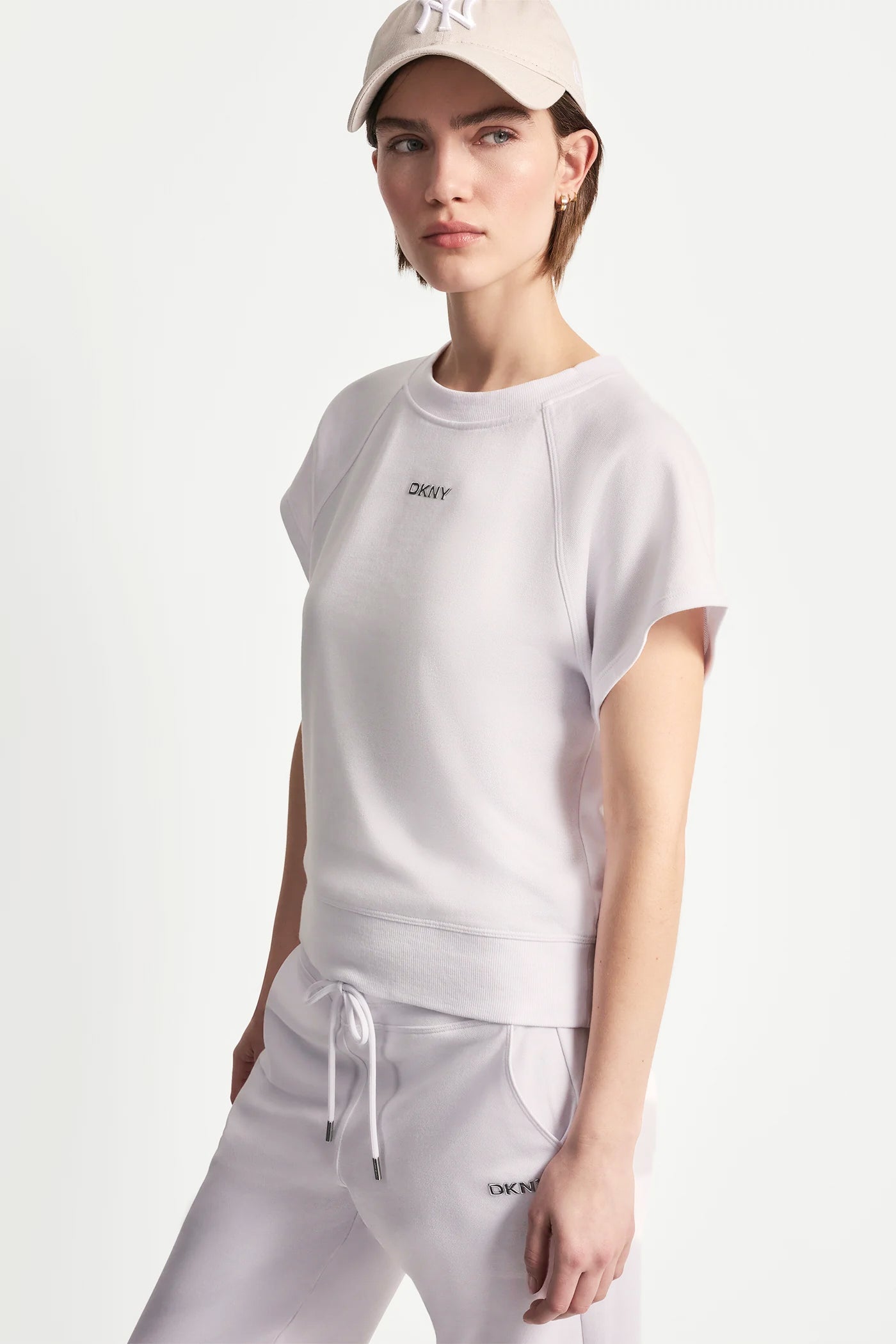 METALLIC BUBBLE LOGO SHORT SLEEVE PULLOVER