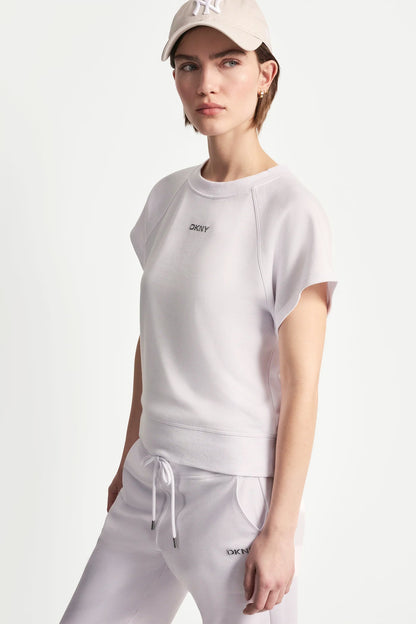 METALLIC BUBBLE LOGO SHORT SLEEVE PULLOVER