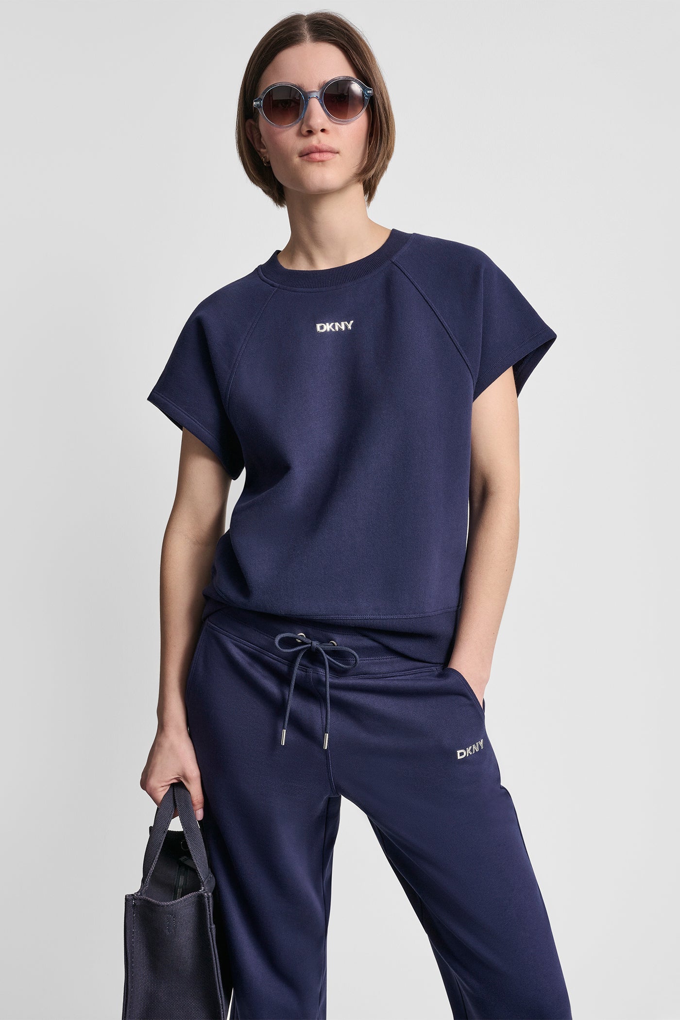 METALLIC BUBBLE LOGO SHORT SLEEVE PULLOVER