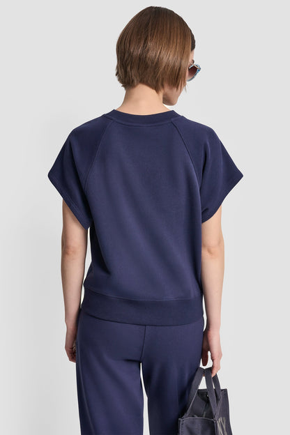 METALLIC BUBBLE LOGO SHORT SLEEVE PULLOVER