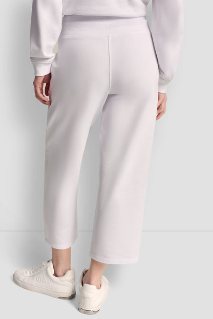 METALLIC BUBBLE LOGO CROPPED HIGH-RISE PANTS
