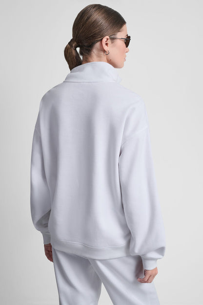 LOGO QUARTER-ZIP SWEATSHIRT