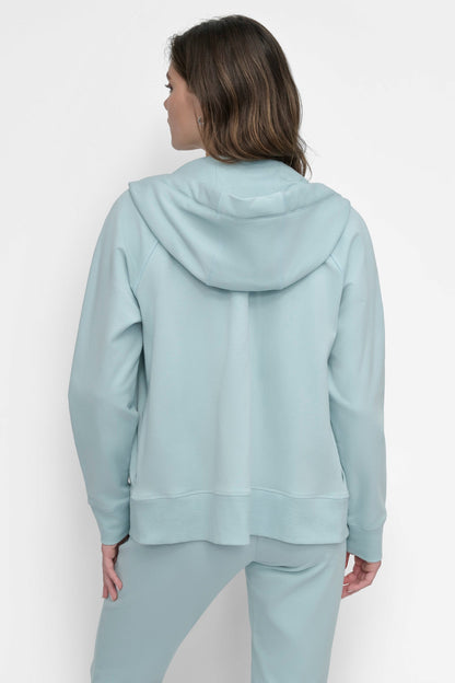 TWO-TONE LOGO DRAWSTRING HOODIE