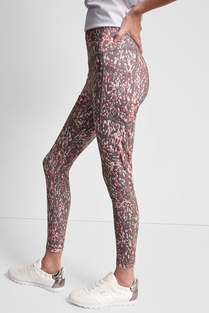 HIGH-RISE LOGO-JACQUARD 7/8-LENGTH ELEVATE LEGGING