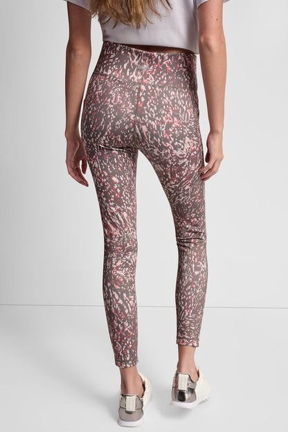 HIGH-RISE LOGO-JACQUARD 7/8-LENGTH ELEVATE LEGGING