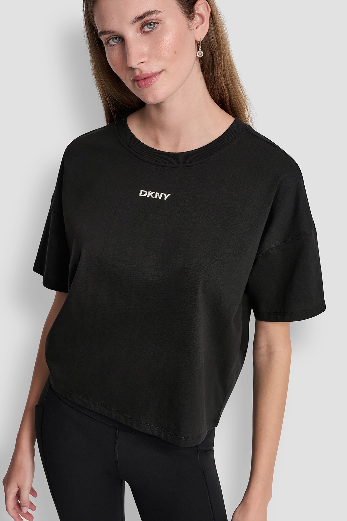 METALLIC LOGO TEE