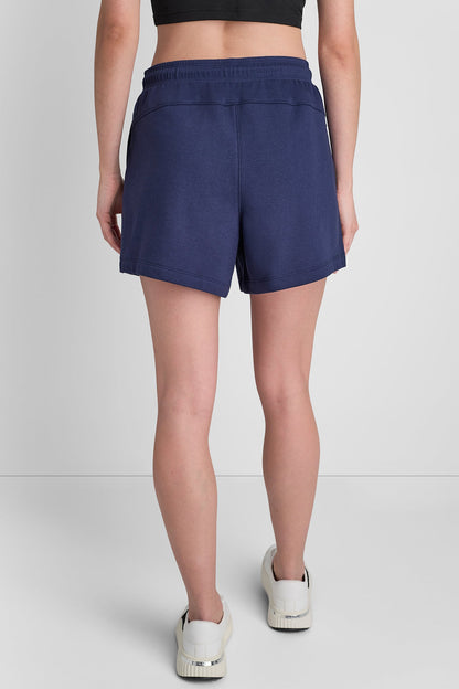 HIGH-RISE LOGO SWEAT SHORTS