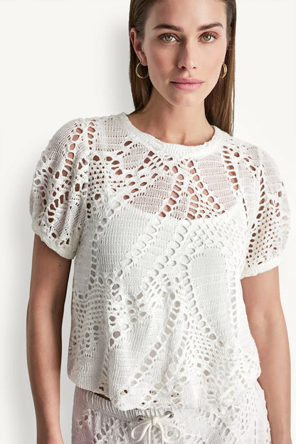 CROCHET LEAF TOP