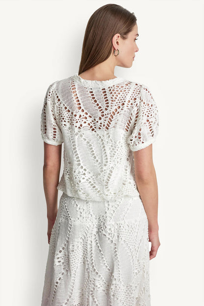 CROCHET LEAF TOP