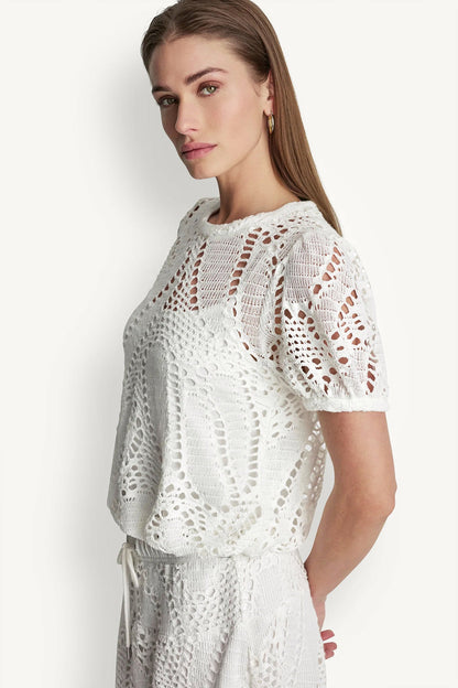 CROCHET LEAF TOP