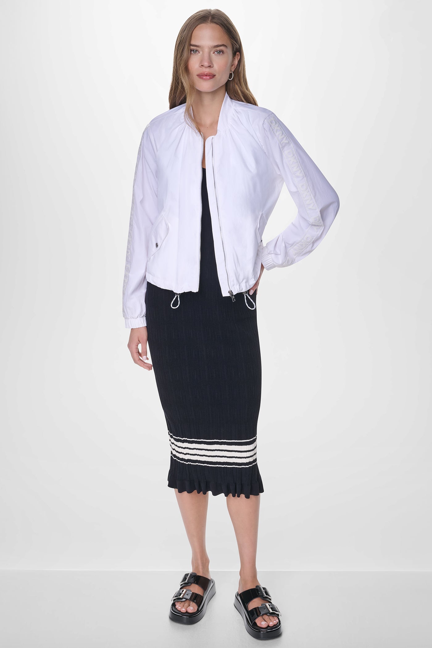 LOGO TRIM TECH JACKET