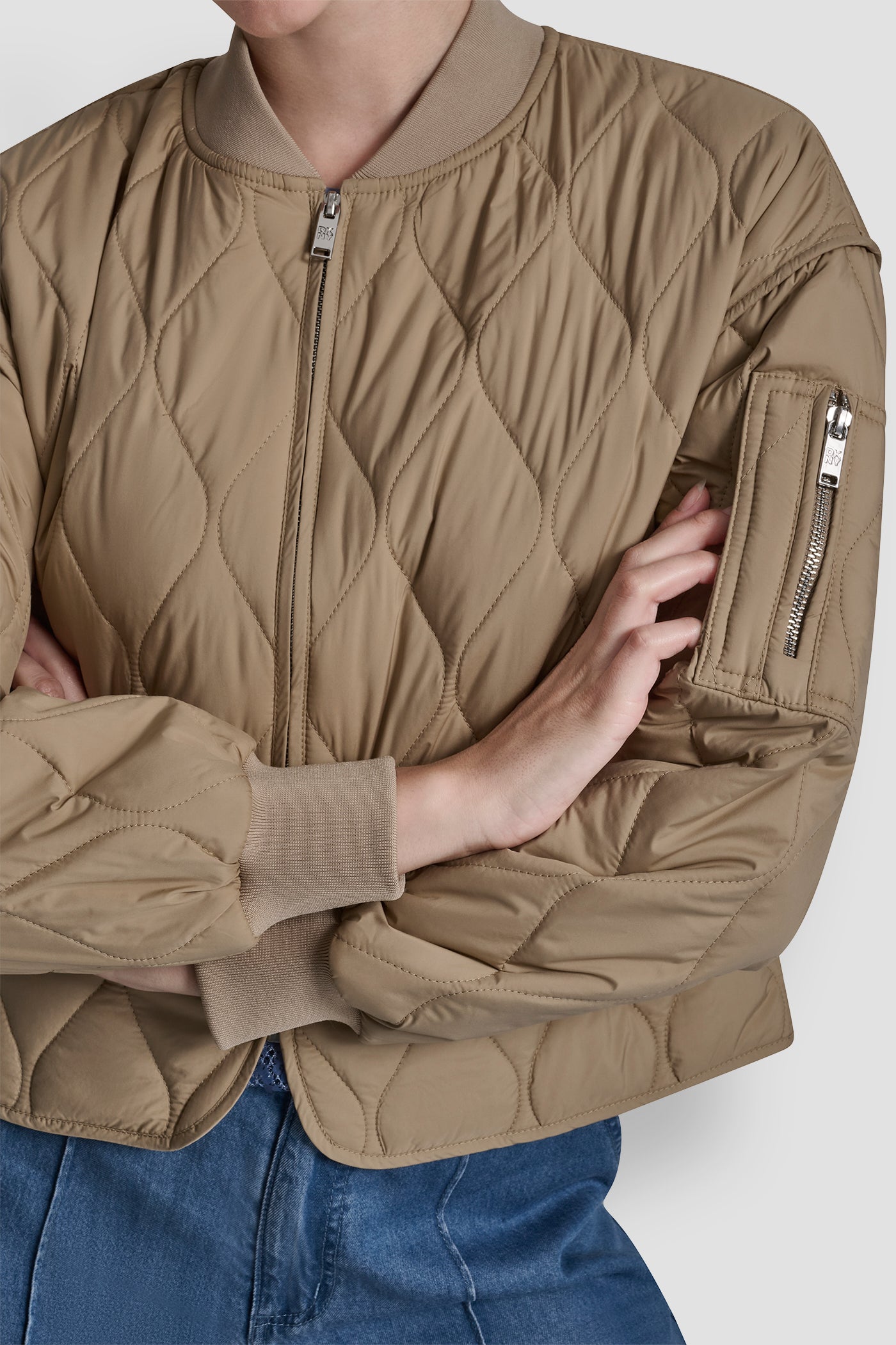 QUILTED BOMBER JACKET